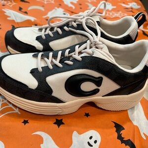 Coach Black and White Sneakers